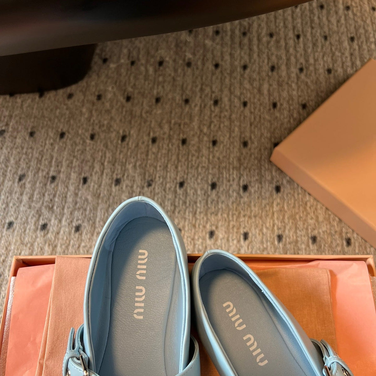 Shoes- Miu M Ballerina Flats Comfortable Everyday Designer Shoes