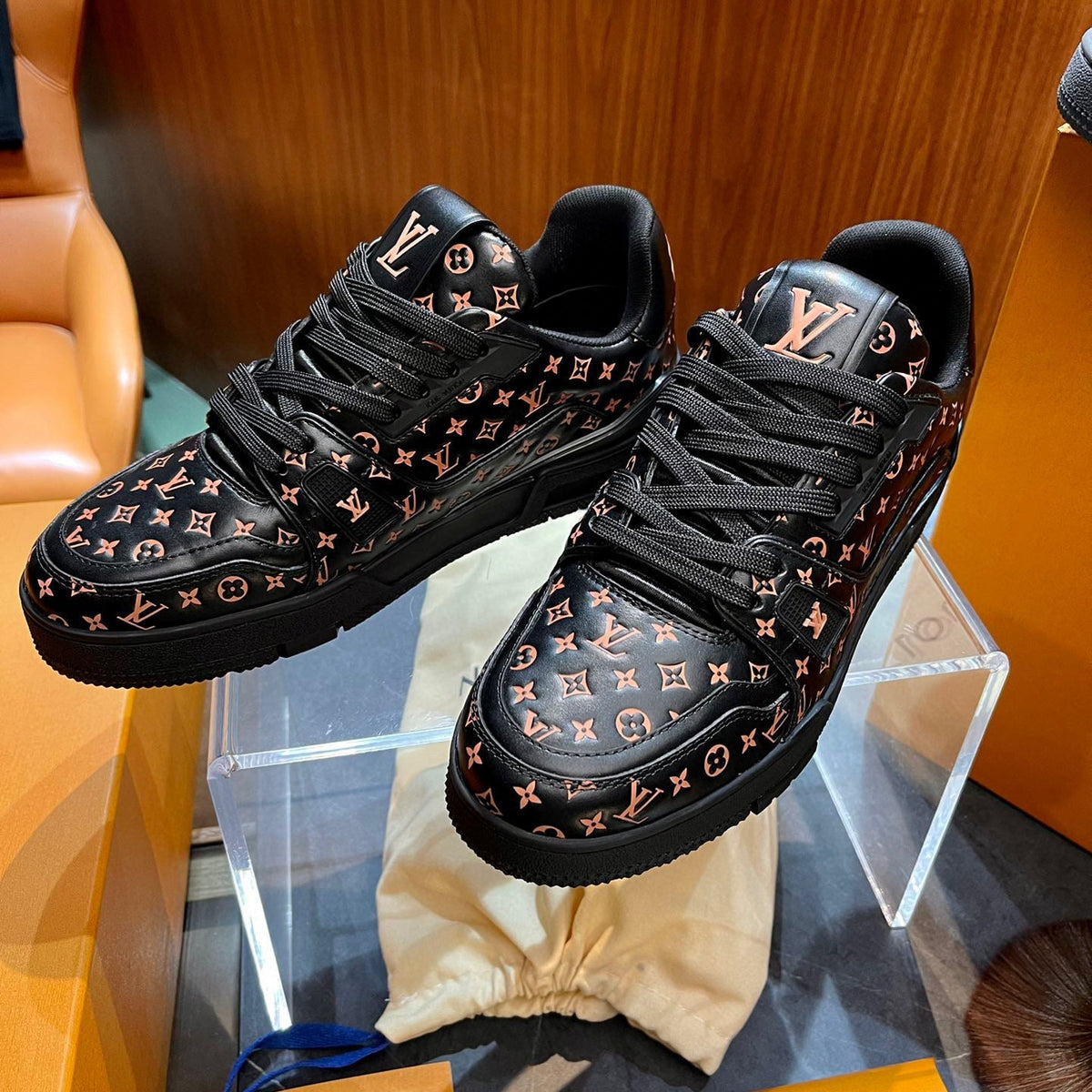 Louis Vuitton Shoes- Louis Vuitton Lou Trainers Premium Designer Casual Shoes