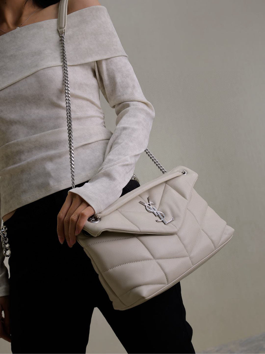 Saint Laurent Bags- Saint Laurent Loulou Puffer Small Bag Elegant Everyday Designer Handbag