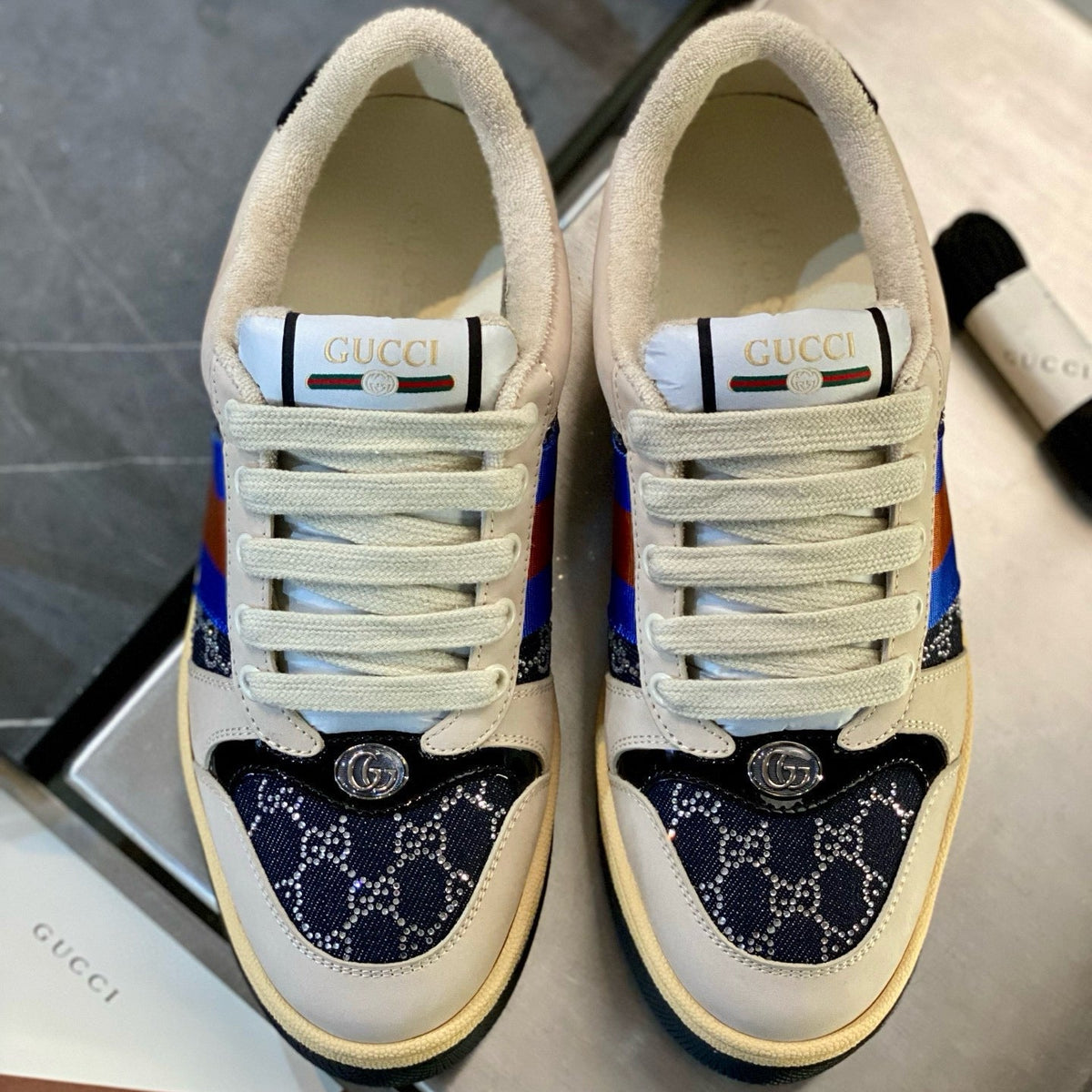 Gucci Shoes? Gucci Screener Trainers Luxury Lifestyle Designer Footwear