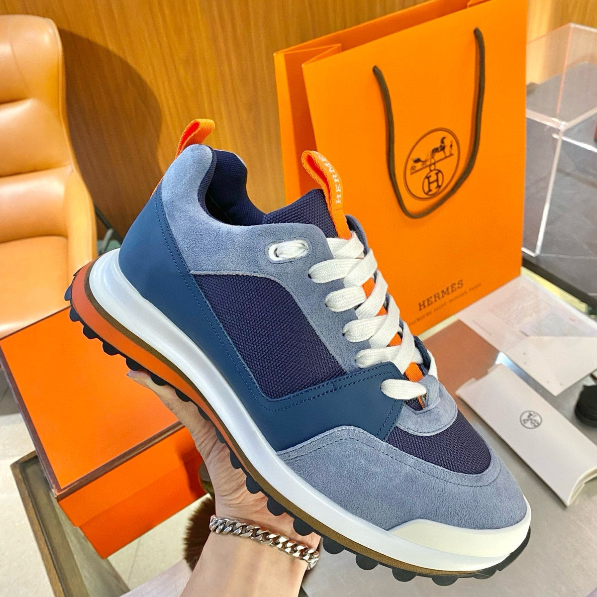 Shoes? Herm Leader Sneakers Premium Designer Casual Shoes