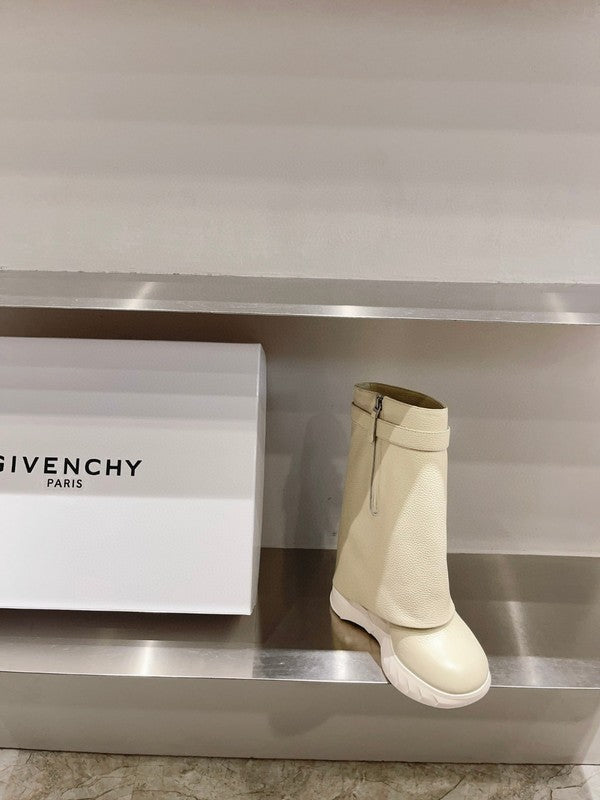 Givenchy Burgundy Classic Ballet Flats - Sole Detail View