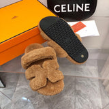 Hermès Black Ankle Boots - Angled View