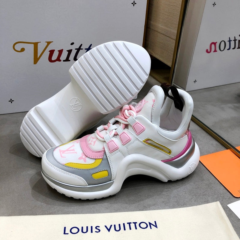 Louis Vuitton Burgundy Slingback Heels - Toe Detail View