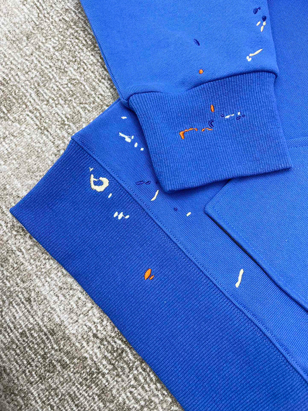 Close-up of Amiri hoodie craftsmanship