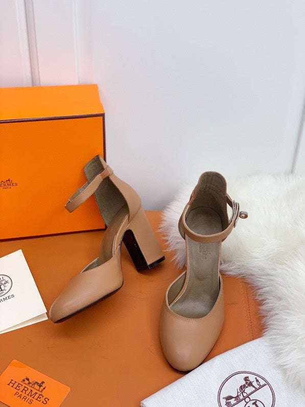 Hermes shoes Style 388 - front view, premium designer craftsmanship (alternate angle)