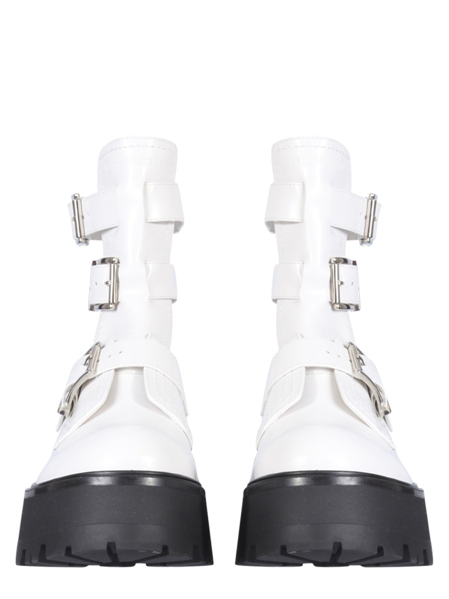 Alexander McQueen premium boots & booties detail and craftsmanship close-up