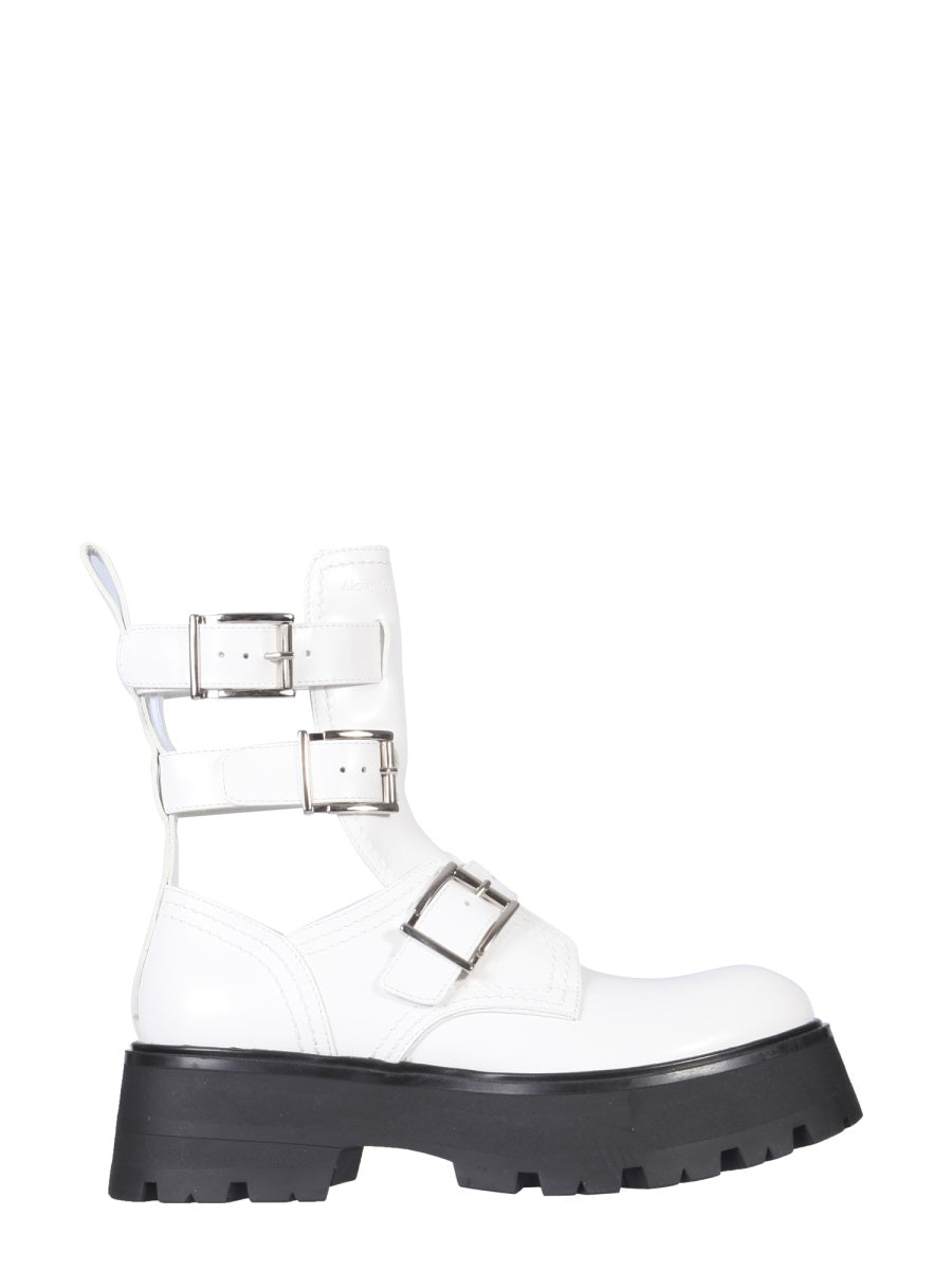 Alexander McQueen boots & booties luxury designer piece front view
