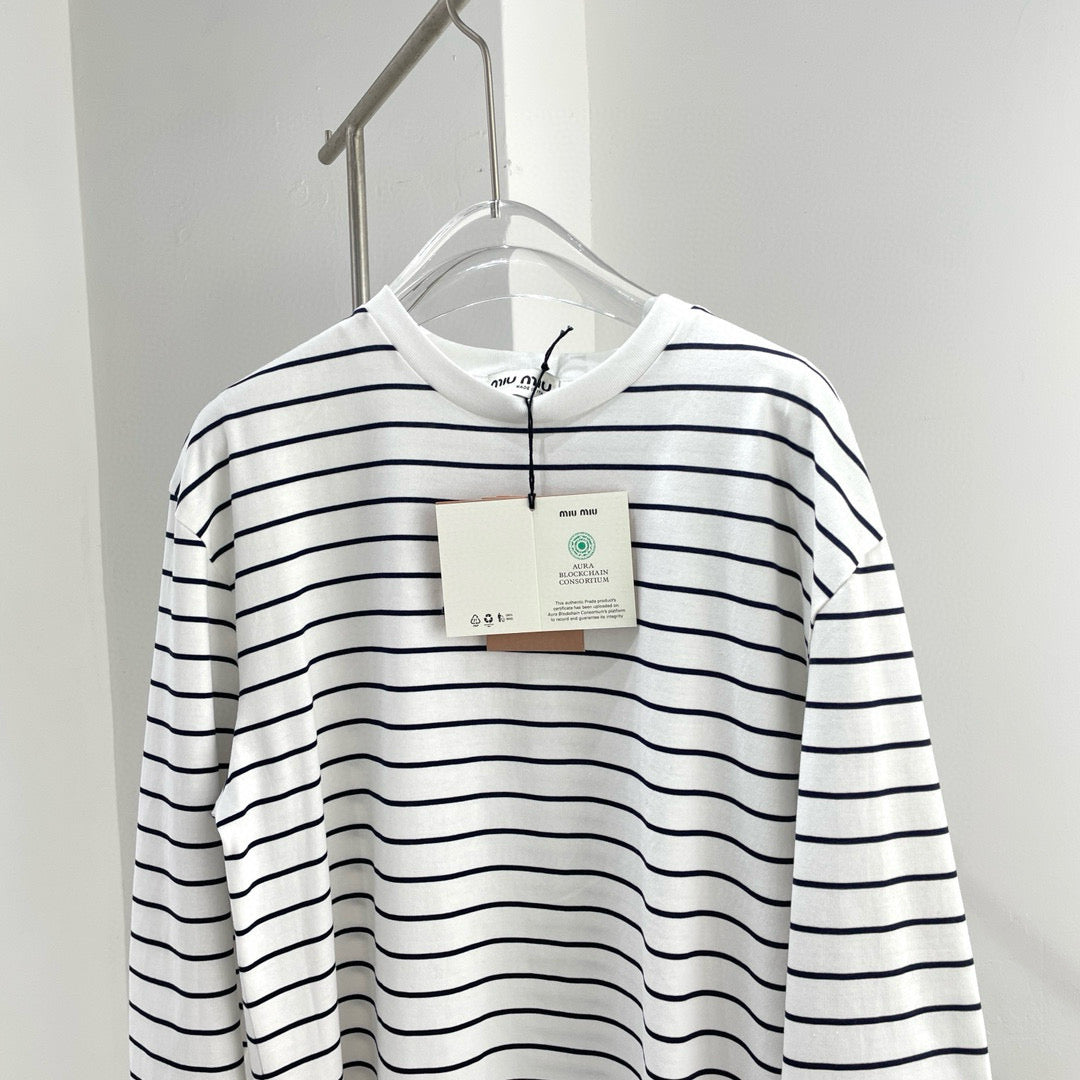 Tops- Miu M Shirt Premium Designer Casual Top