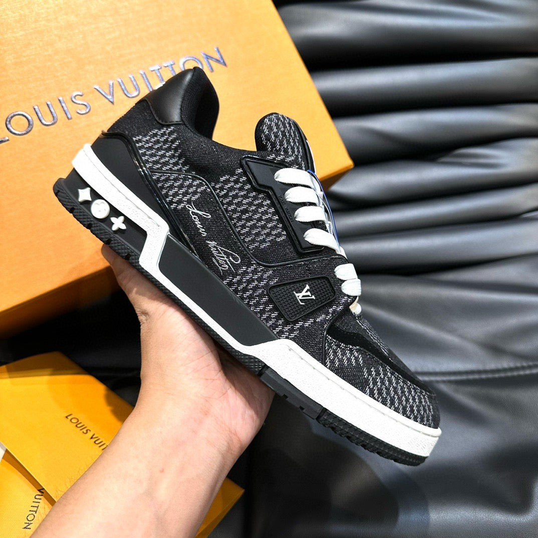 Louis Vuitton Shoes- Louis Vuitton Lou Trainers Comfortable Everyday Designer Shoes