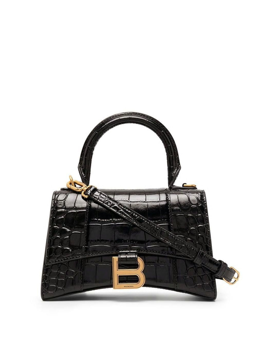 Balenciaga Bags? Balenciaga Mini Hourglass XS Handbag Luxury Designer Leather Handbag