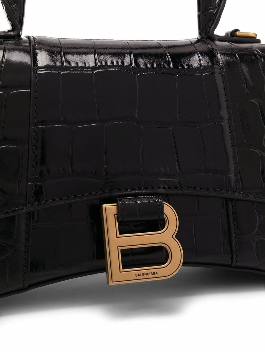 Balenciaga Bags? Balenciaga Mini Hourglass XS Handbag Luxury Designer Leather Handbag