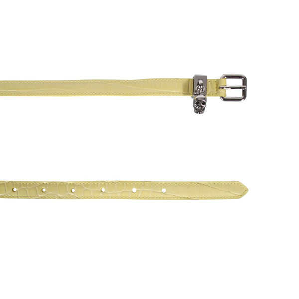 Alexander McQueen premium belts detail and craftsmanship close-up