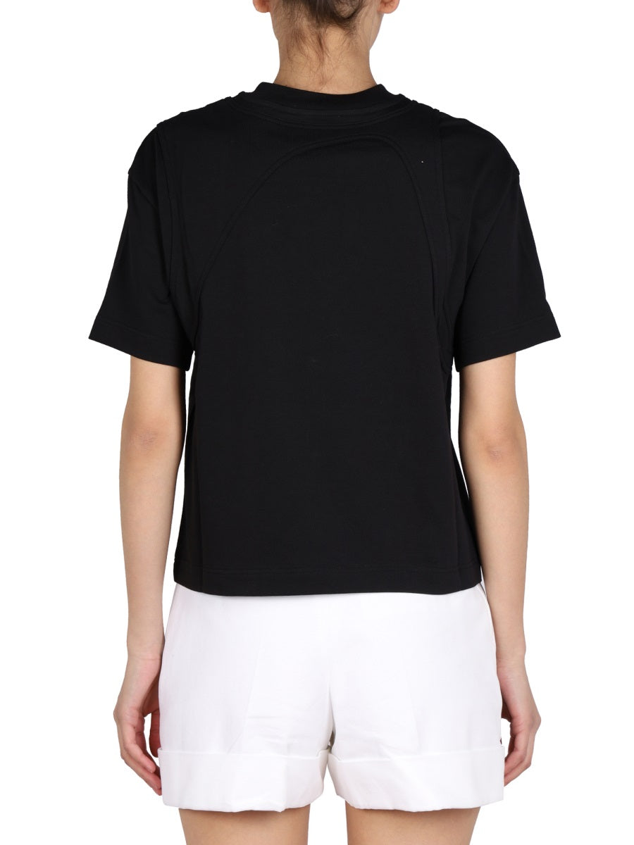 Alexander McQueen tee shirts side profile designer luxury fashion
