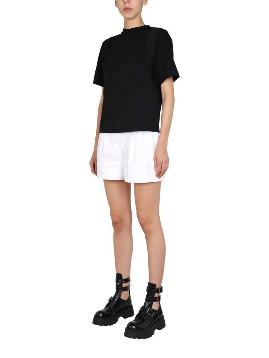 Alexander McQueen premium tee shirts detail and craftsmanship close-up
