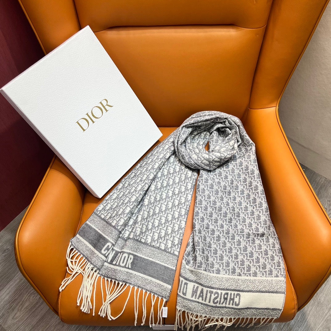 Dior Scarves- Dior Oblique Scarf Elegant Everyday Designer Scarf