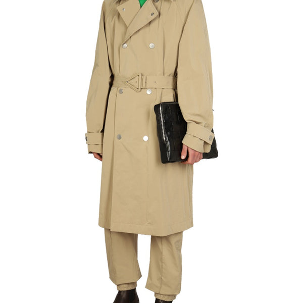 Bottega Veneta Jackets? Bottega Veneta Men Nylon Trench Coat Luxury Designer Outerwear Jacket