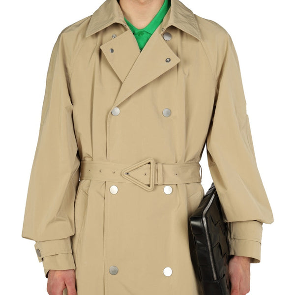 Bottega Veneta Jackets? Bottega Veneta Men Nylon Trench Coat Luxury Designer Outerwear Jacket