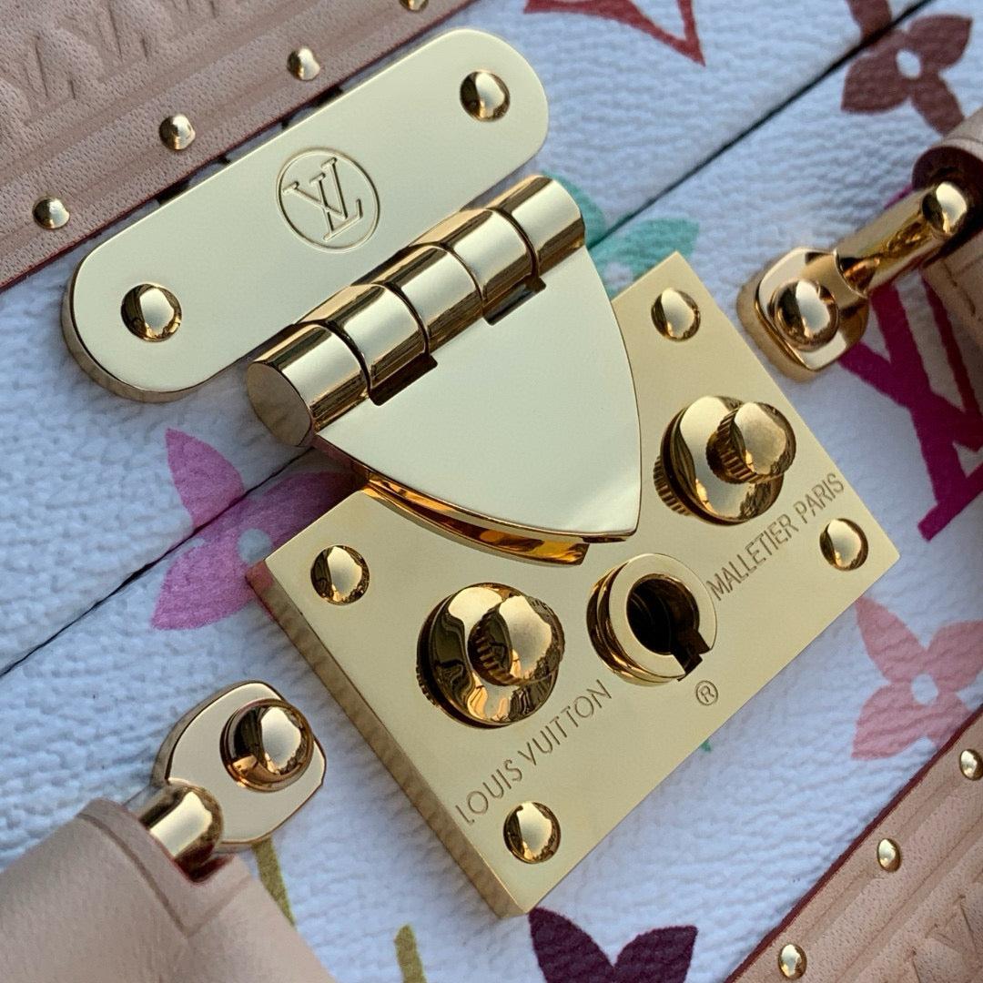 Louis Vuitton Bags- Louis Vuitton Lou x Murakami Petite Valise Bag Luxury Designer Leather Handbag