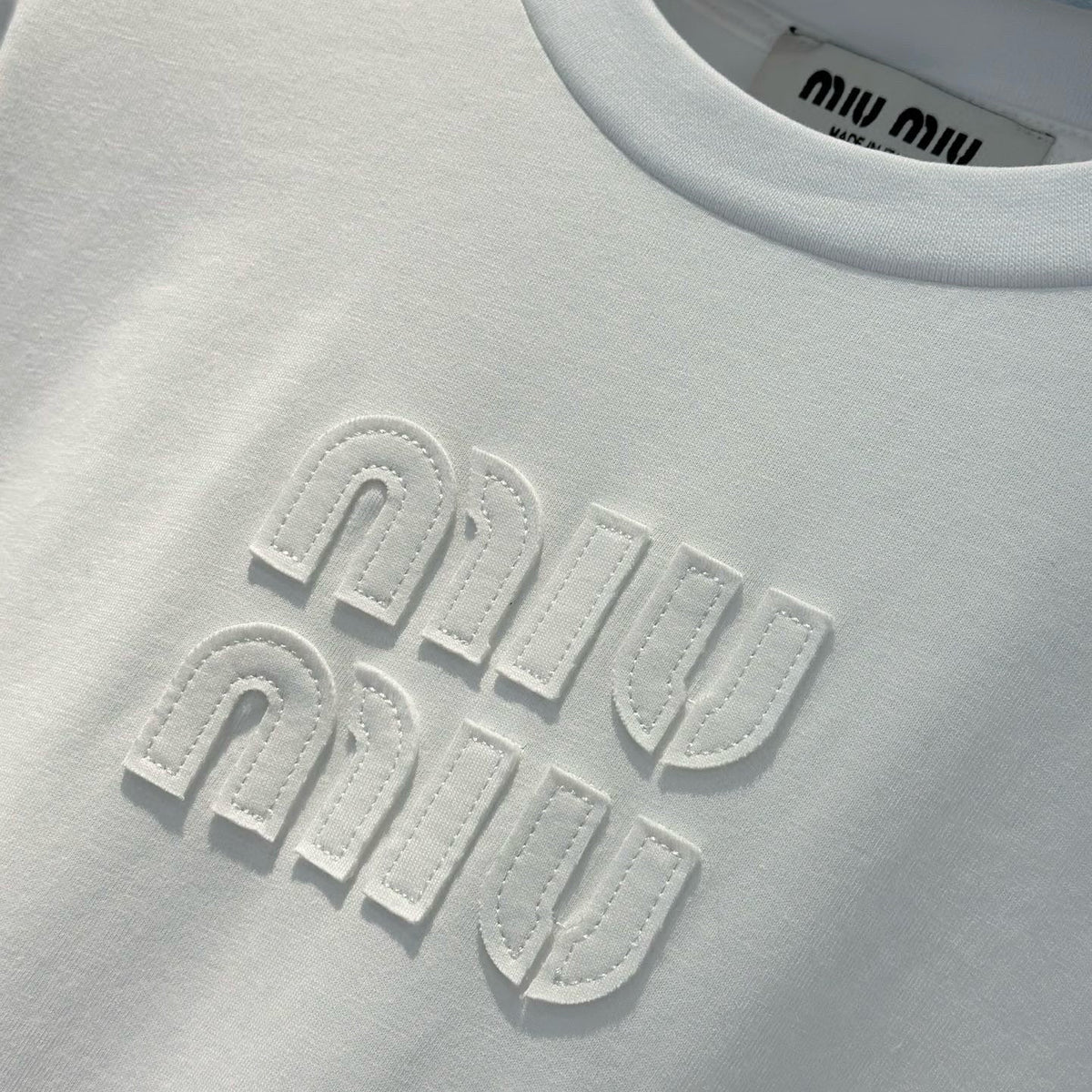 Tops- Miu M Top Elegant Everyday Designer Top