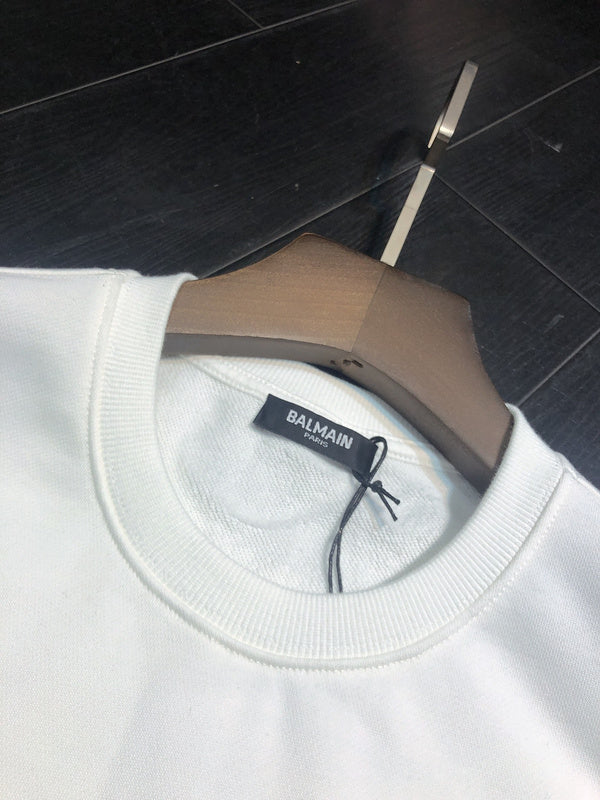 Close-up of Balmain designer clothing craftsmanship
