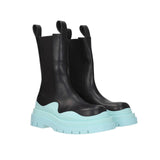 Bottega Veneta premium boots & booties detail and craftsmanship close-up
