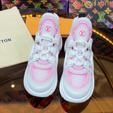 Louis Vuitton Black High-Top Sneakers - Angled View