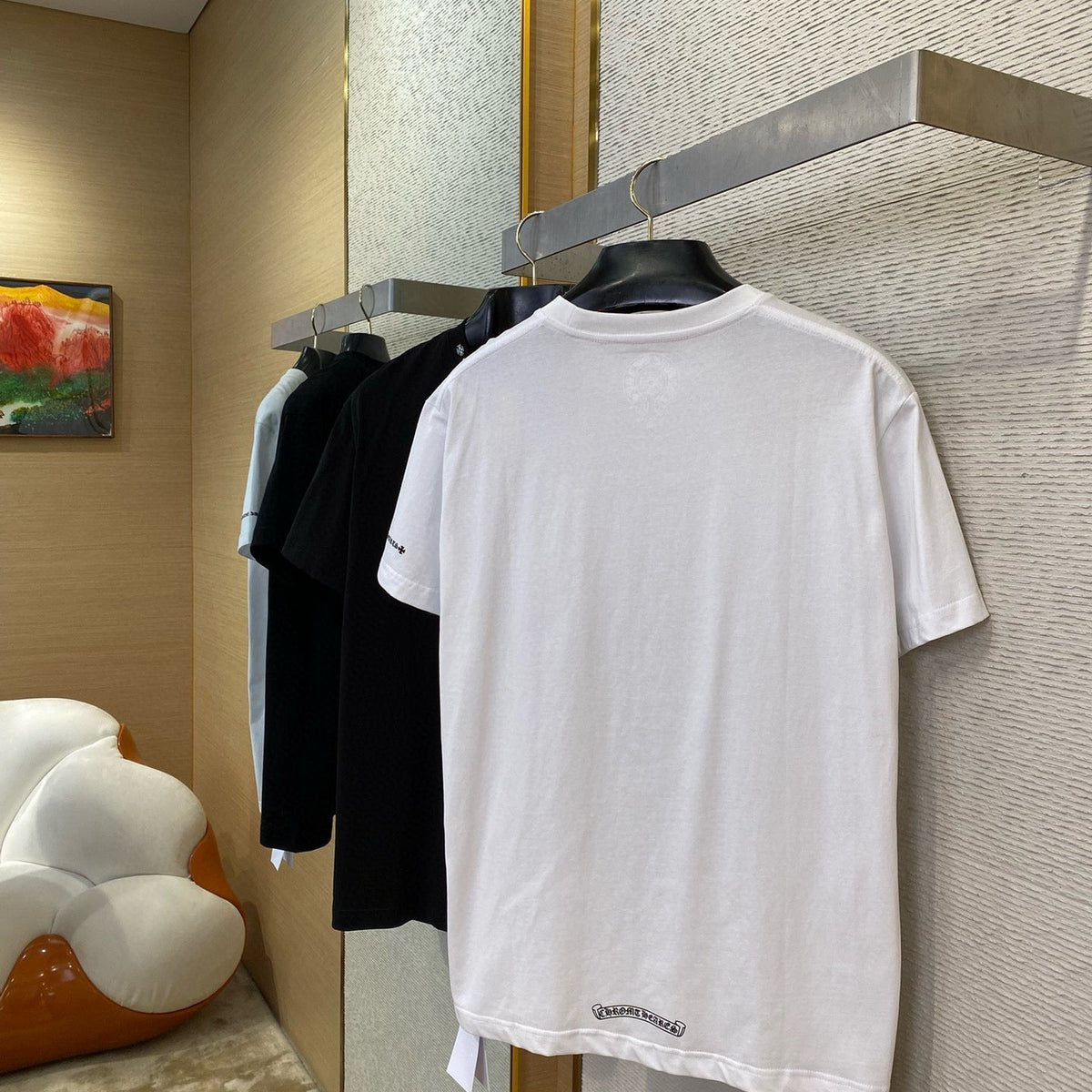 T-Shirts- Chrome T-shirt Casual Everyday Designer Tee