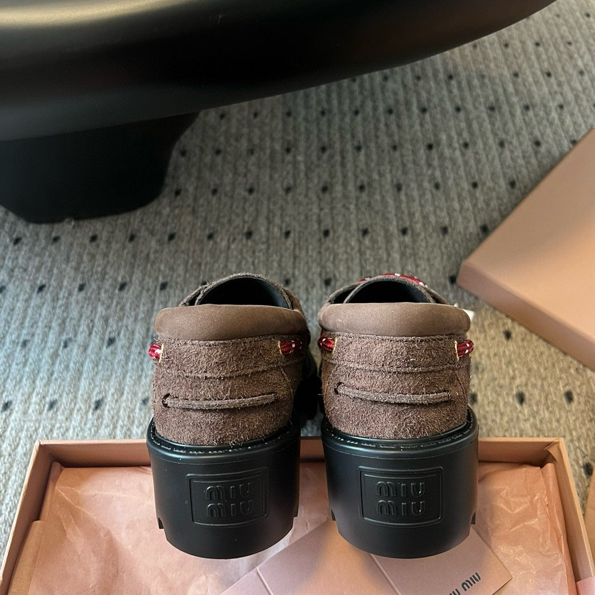Shoes- Miu M Loafers Comfortable Everyday Designer Shoes