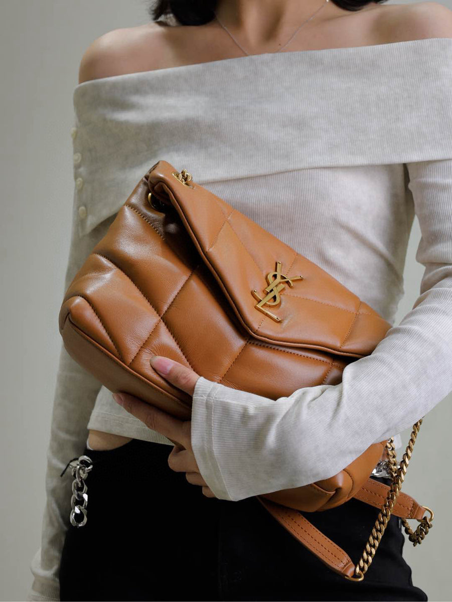 Saint Laurent Bags- Saint Laurent Loulou Puffer Small Bag Luxury Designer Leather Handbag