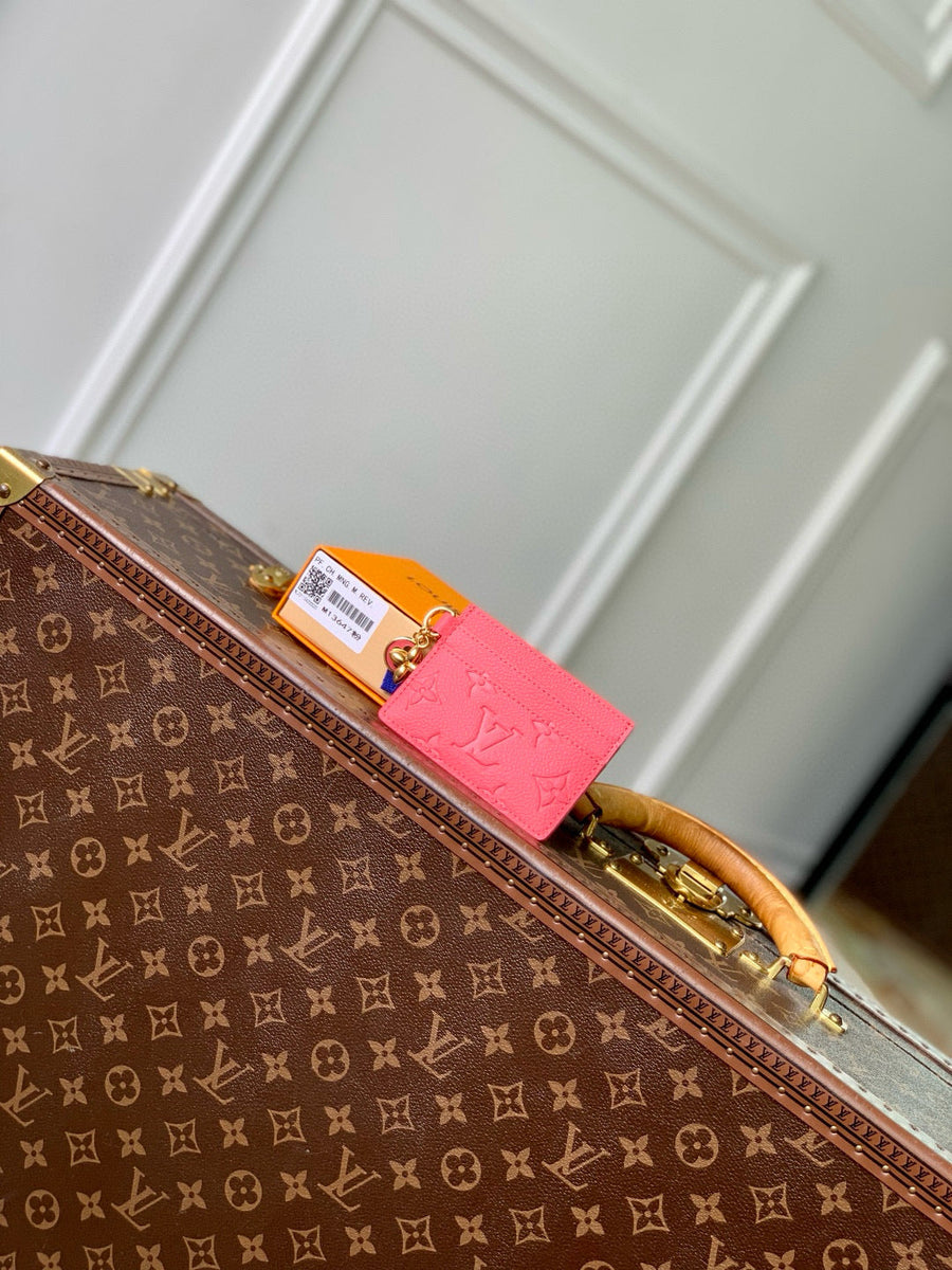 Louis Vuitton Wallets- Louis Vuitton Lou Charms Card Holder Premium Leather Designer Wallet