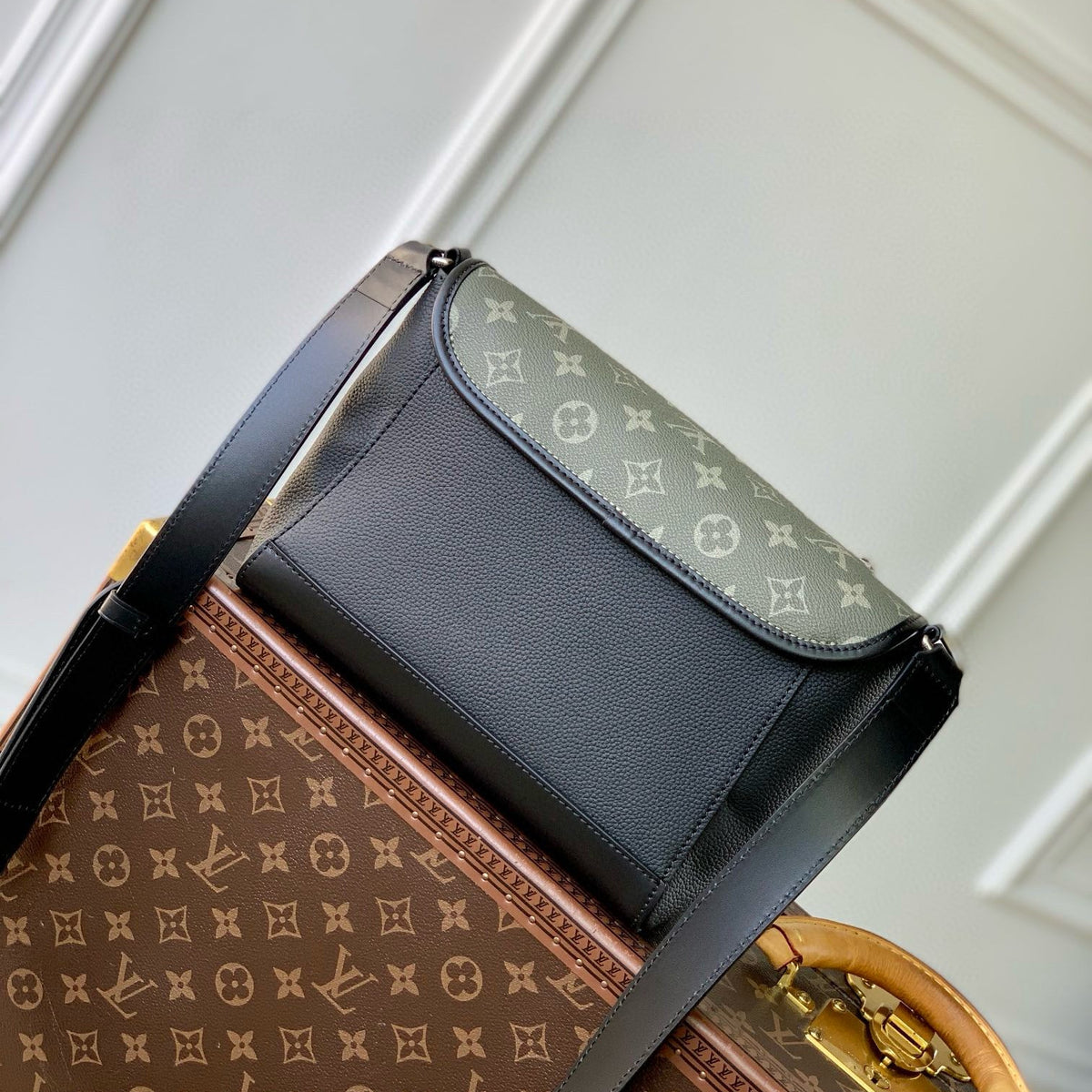 Louis Vuitton Bags- Louis Vuitton Lou Pulse Messenger Bag Luxury Designer Leather Handbag