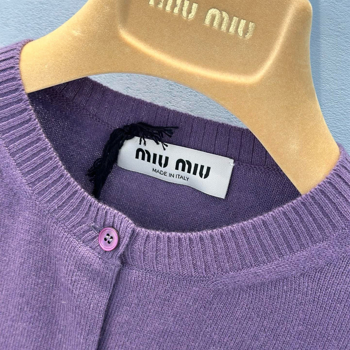Sweaters- Miu M Cardigan Luxury Designer Knit Sweater