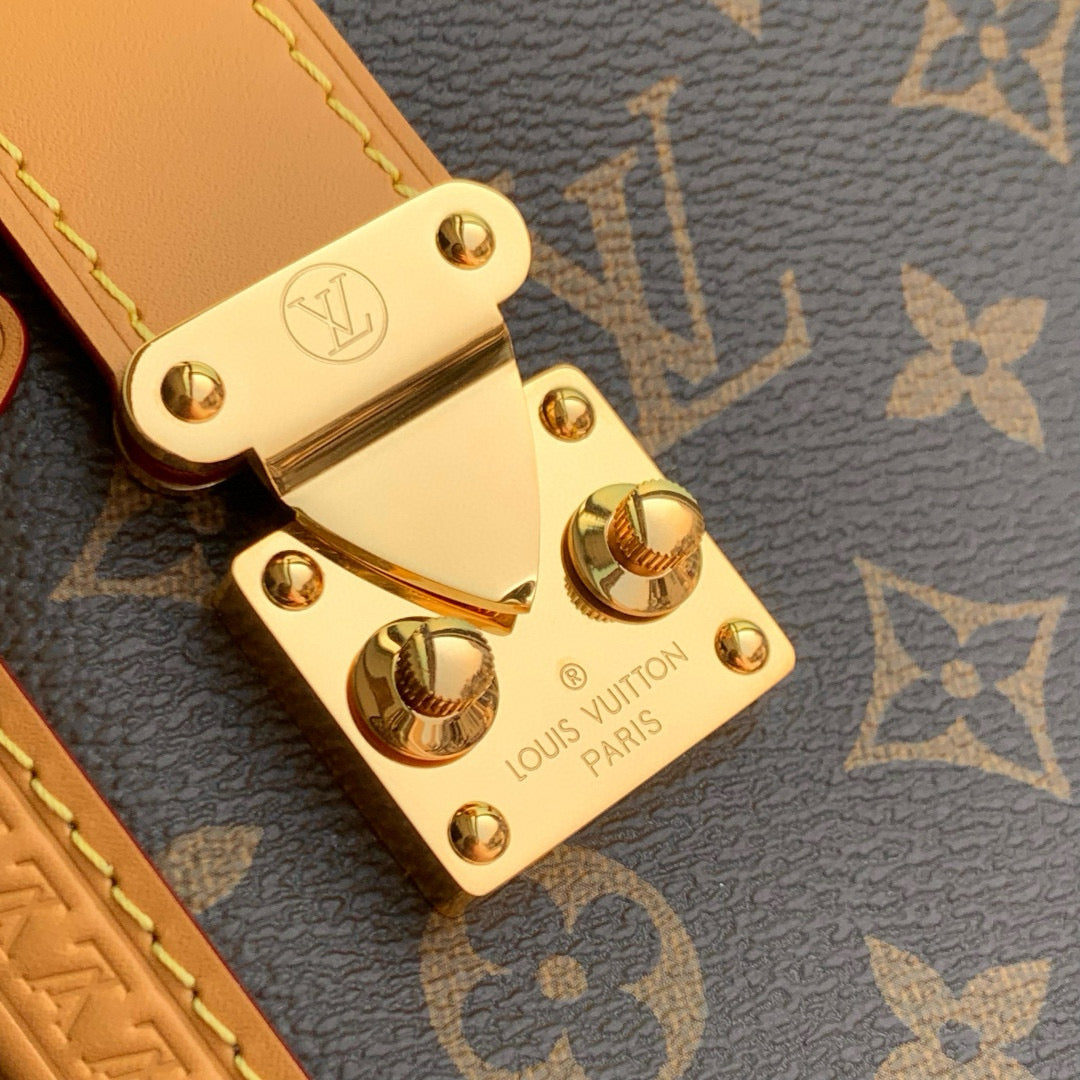 Louis Vuitton Bags- Louis Vuitton Lou Side Trunk Gm Bag Elegant Everyday Designer Handbag