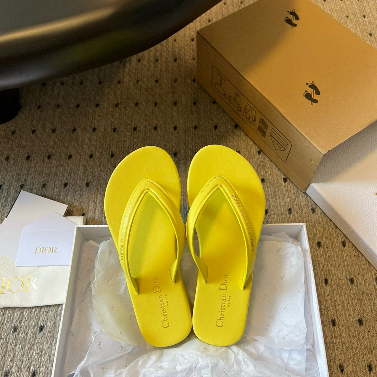 Dior Shoes- Dior Thong Sandal Premium Designer Casual Shoes