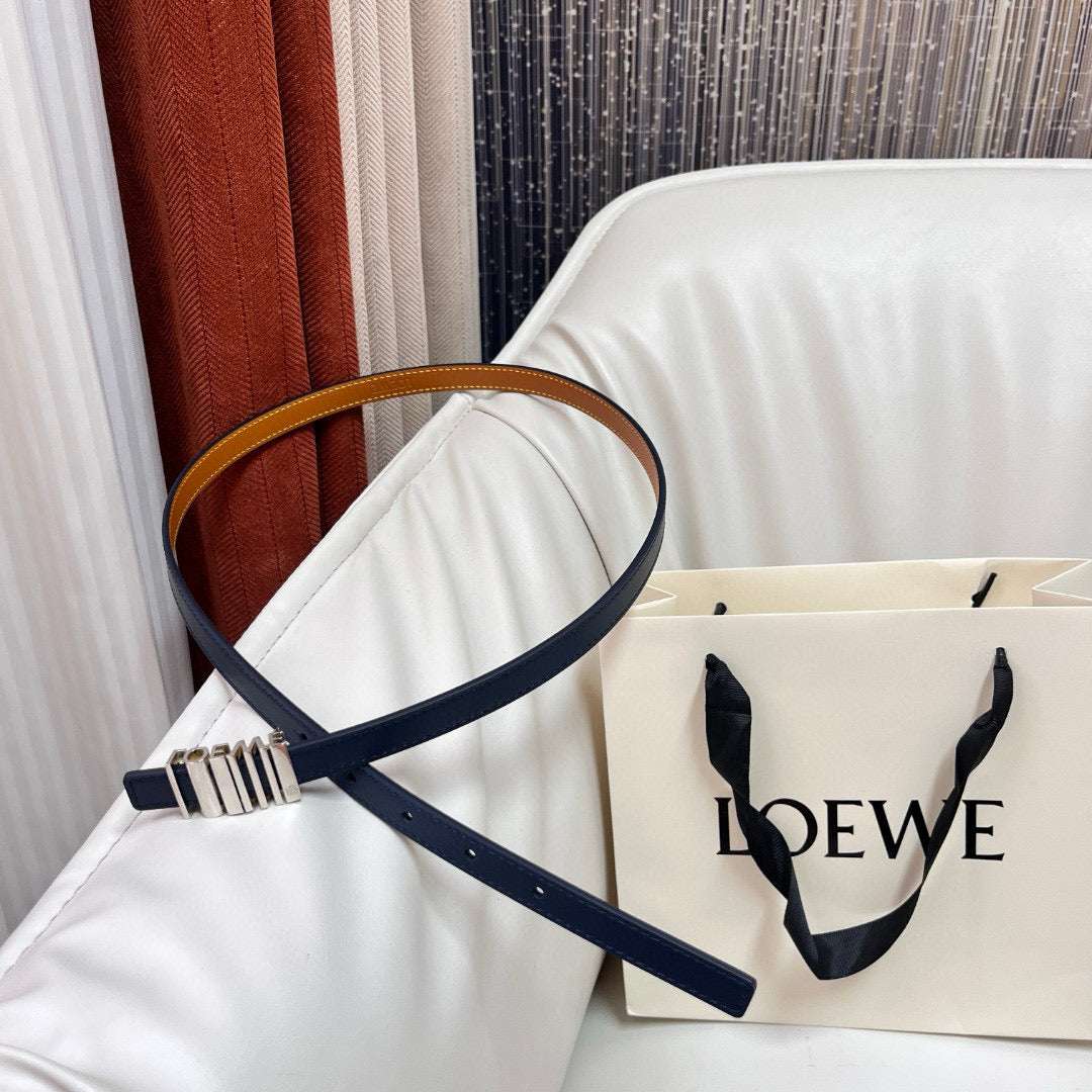Belts- Loew Belt 1.5 Cm Premium Leather Designer Belt
