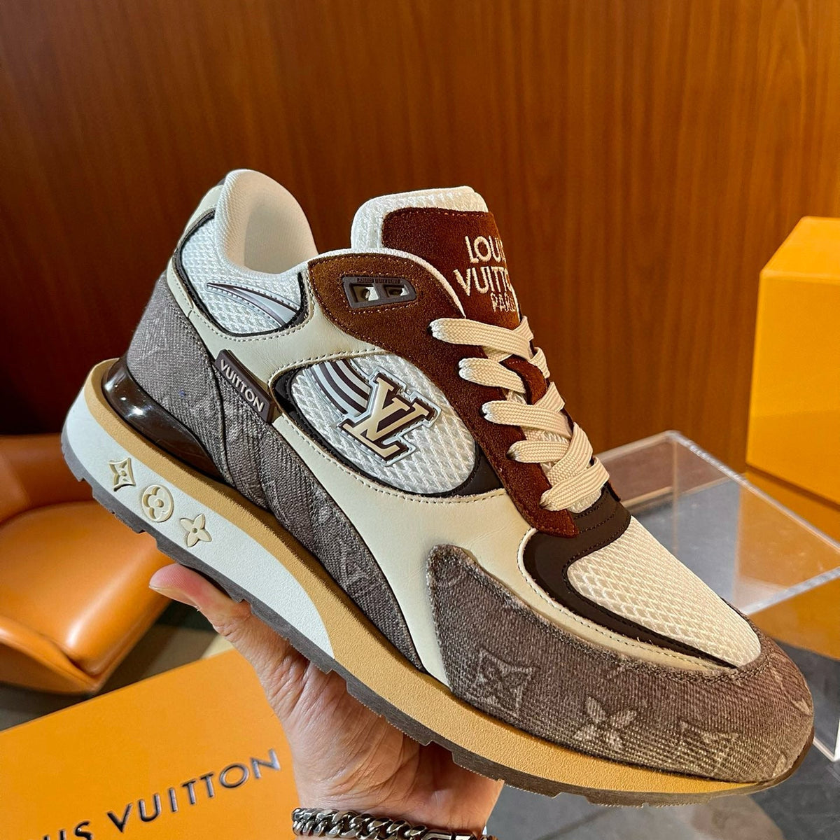 Louis Vuitton Shoes- Louis Vuitton Lou Trainers Comfortable Everyday Designer Shoes