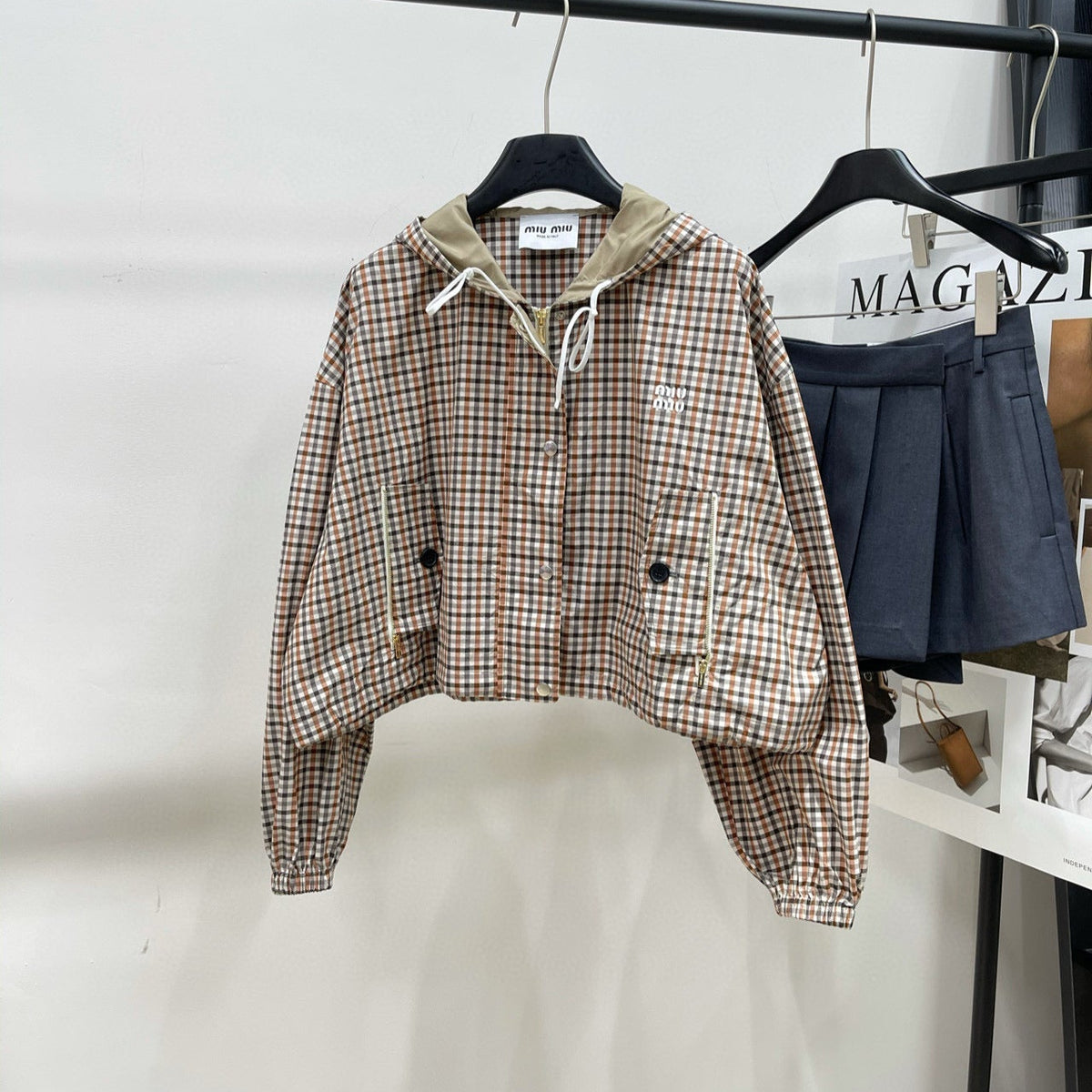 Jackets- Miu M Jacket Premium Casual Designer Jacket