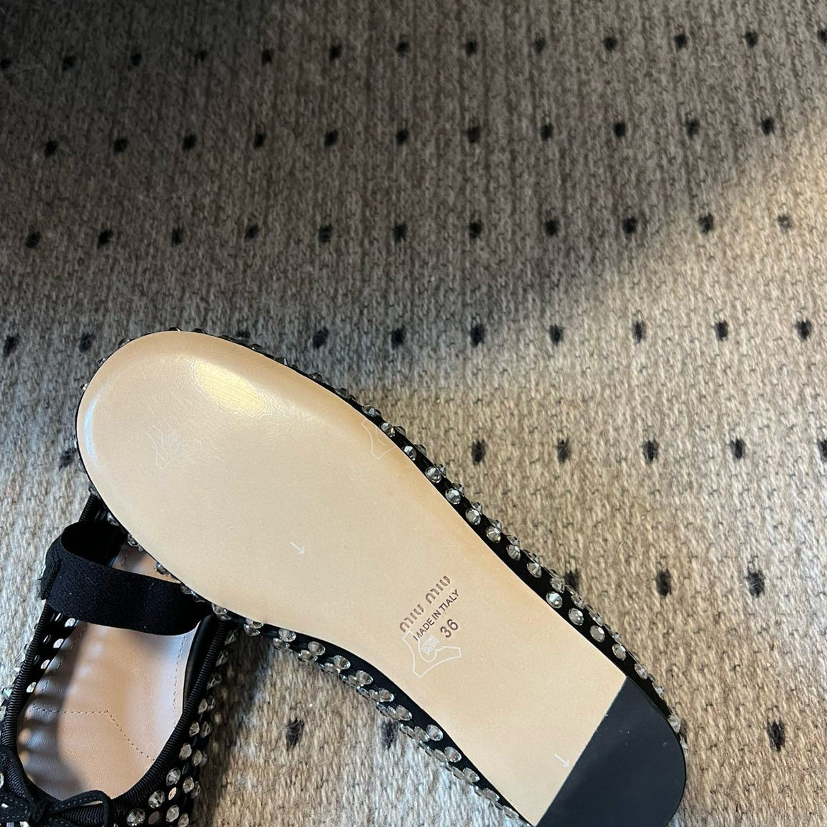 Shoes- Miu M Ballet Flats Luxury Lifestyle Designer Footwear