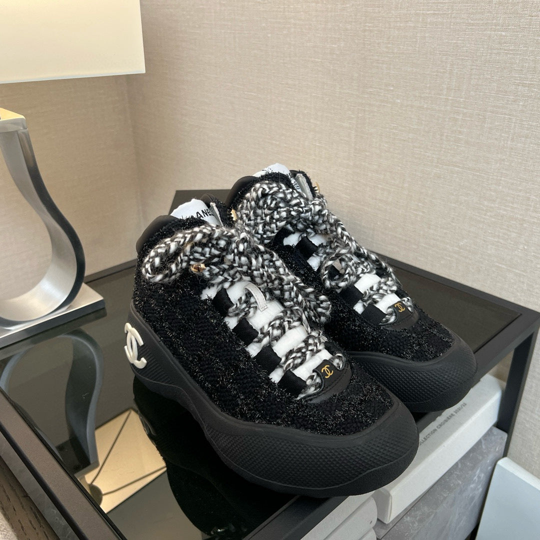Chanel Shoes- Chanel Trainer Boots Comfortable Everyday Designer Shoes