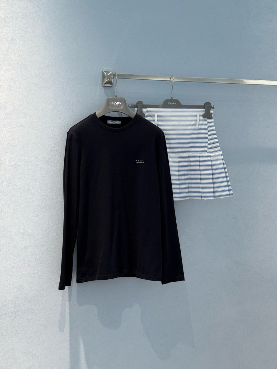 T-Shirts- Pd Long Tee Casual Everyday Designer Tee