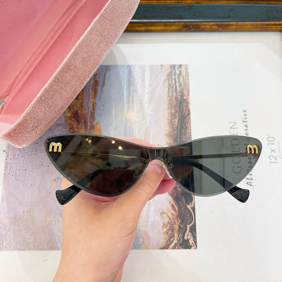 Sunglasses- Miu M Sunglasses Premium Fashion Designer Sunglasses