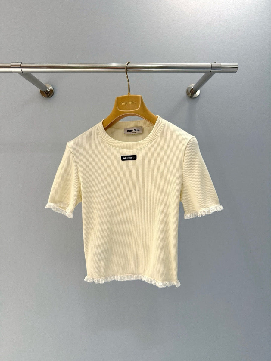 Tops- Miu M Top Premium Designer Casual Top