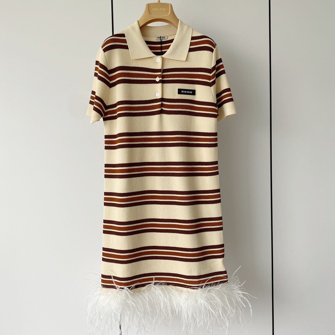 Dresses- Miu M Dress Chic Everyday Designer Dress