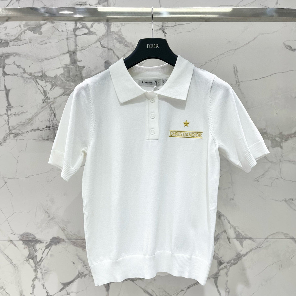 Dior Polo Shirts- Dior Polo Shirt Classic Designer Cotton Polo Shirt