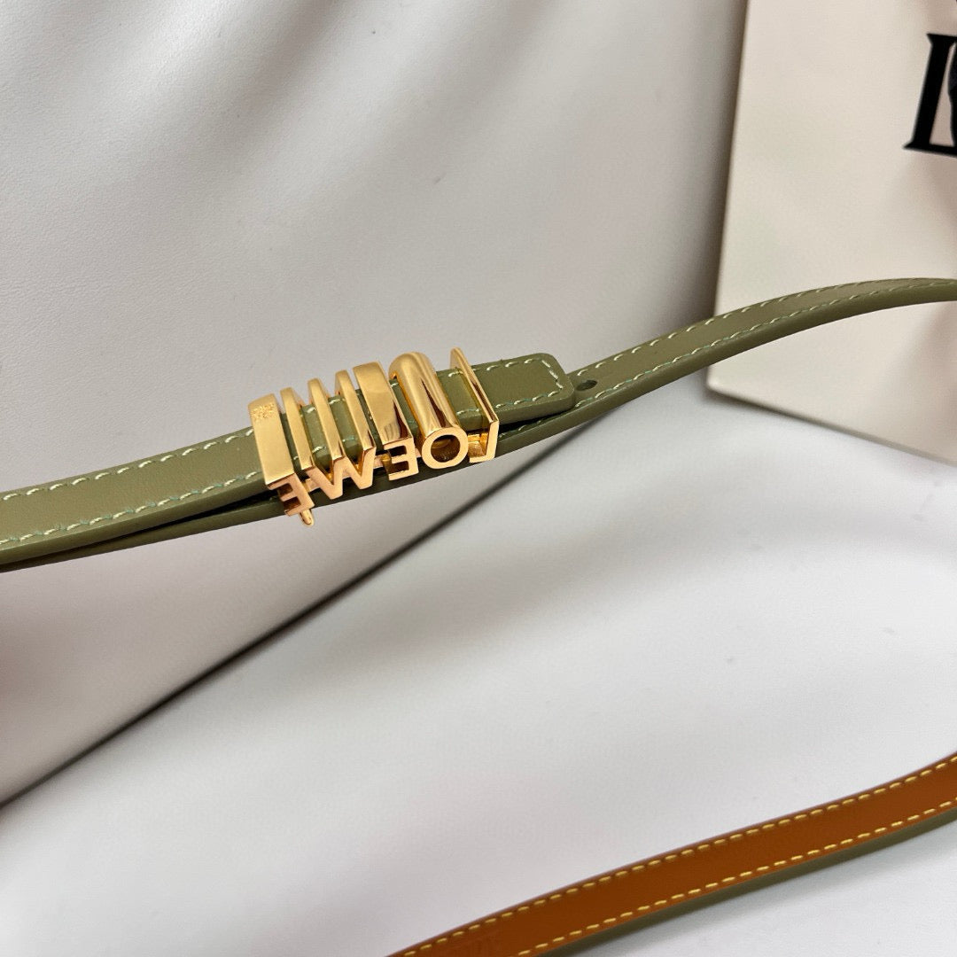 Belts- Loew Belt 1.5 Cm Premium Leather Designer Belt