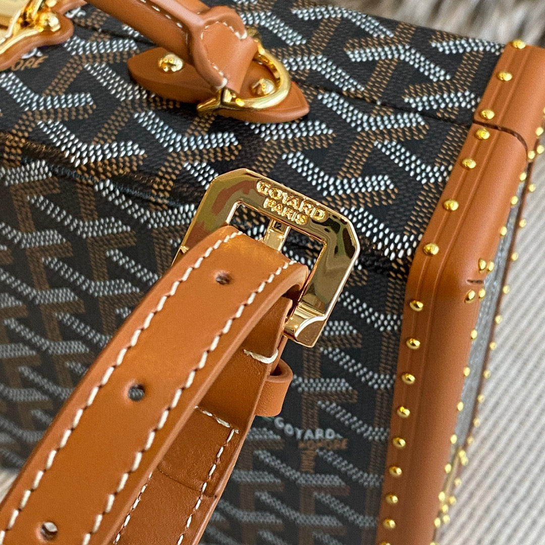 Bags- Goya Grand Hotel Trunk Bag Luxury Designer Leather Handbag