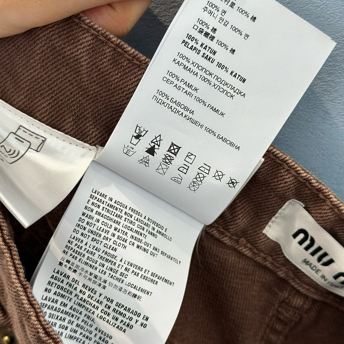 Jeans- Miu M Jeans Classic Everyday Designer Jeans