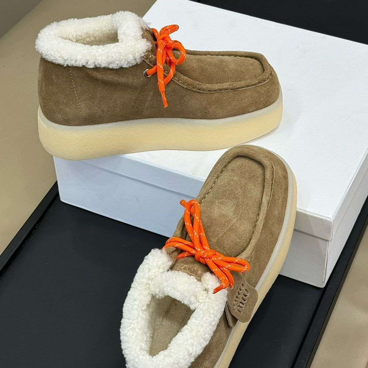 Shoes- Miu M Boots Premium Designer Casual Shoes
