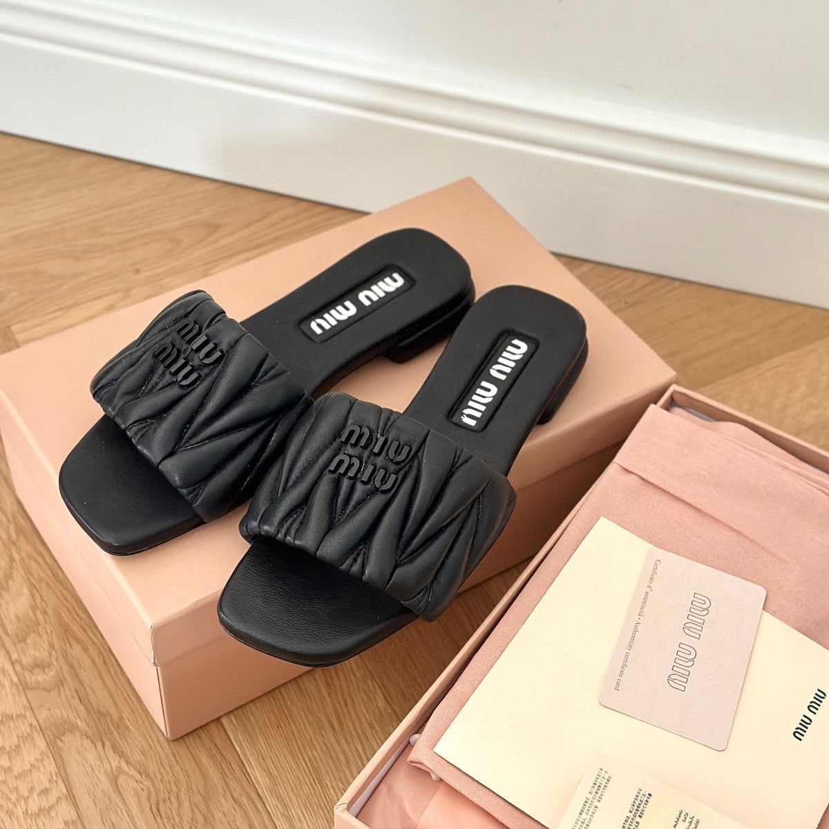 Shoes- Miu M Sandals Premium Designer Casual Shoes